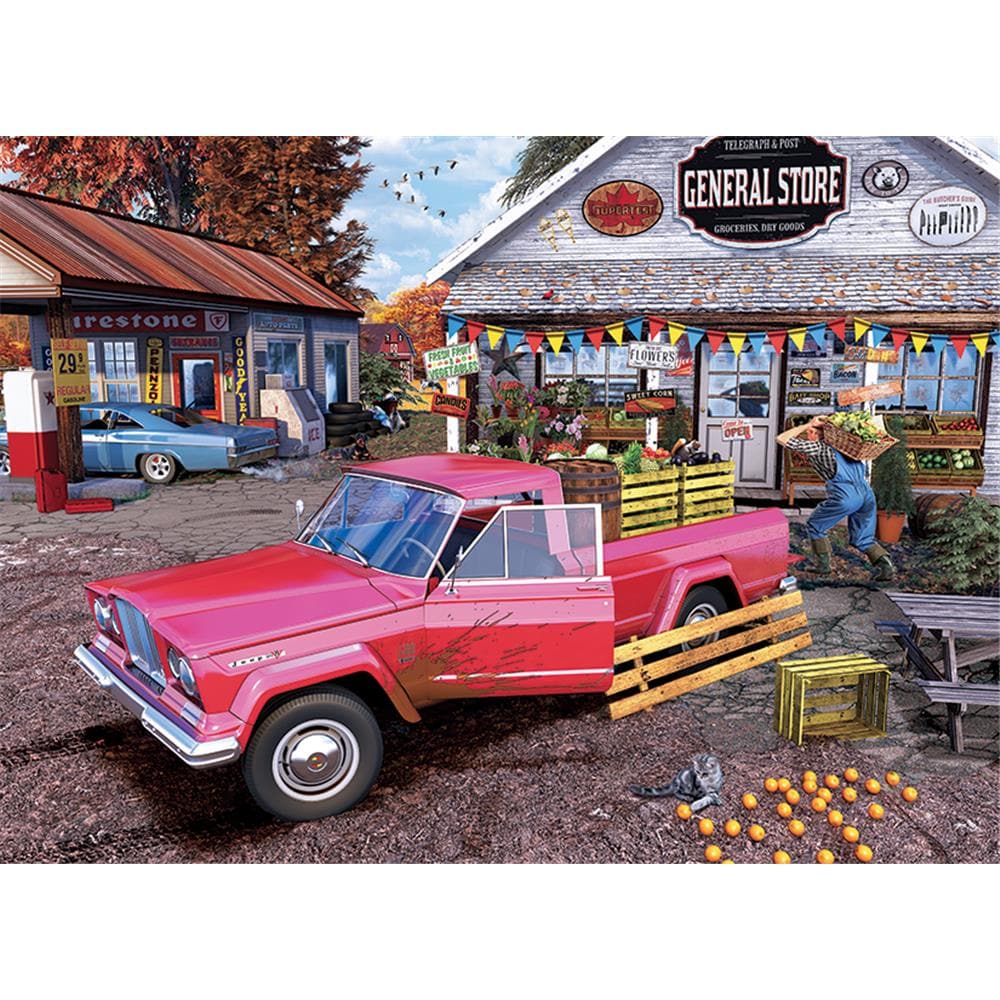 Jeep Farmers Truck Jigsaw Puzzle (1000 Piece) product image