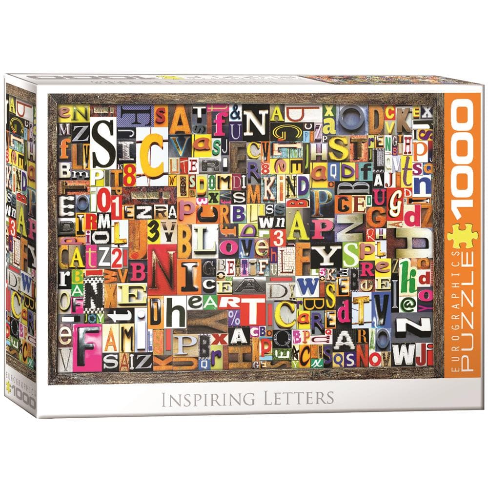 Inspiring Letters Jigsaw Puzzle (1000 Piece) product image