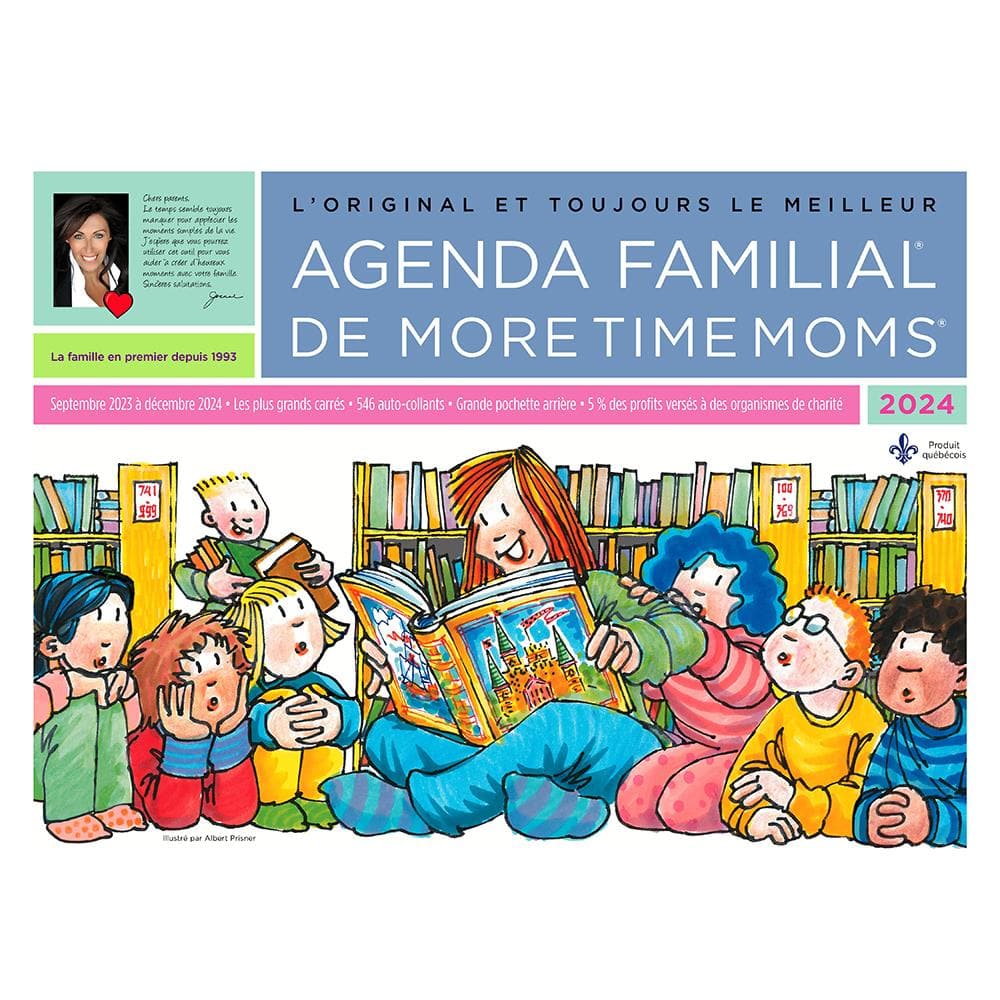 Agenda Familial 2024 Oversized Wall Calendar (French) product image