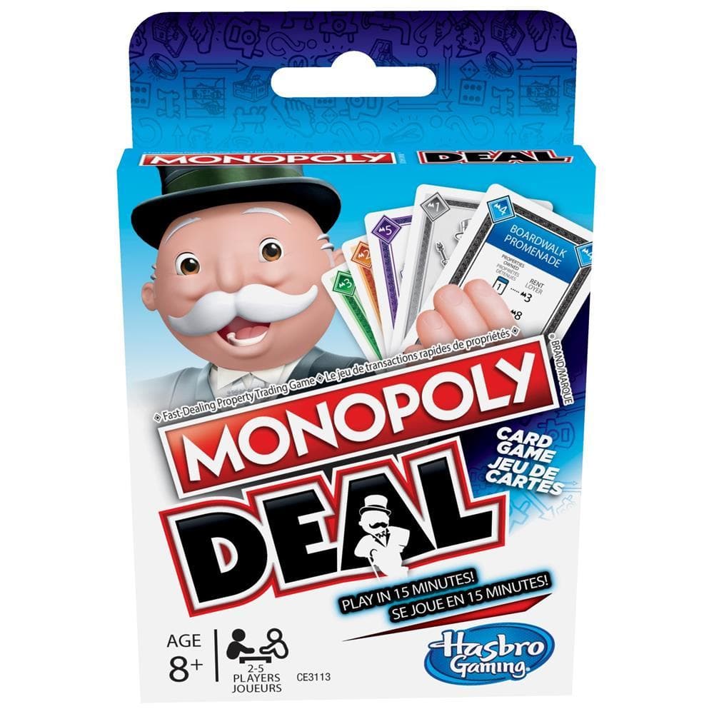 Monopoly Deal Family Card Game
