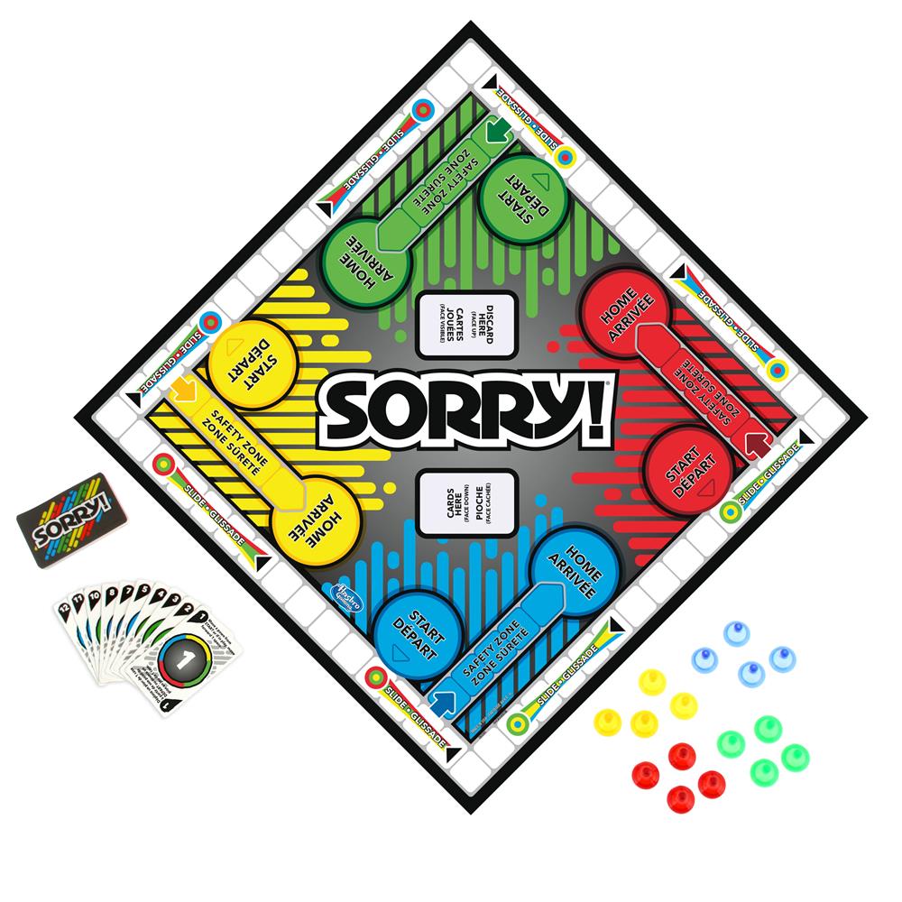 Sorry board game by Hasbro | Calendar Club