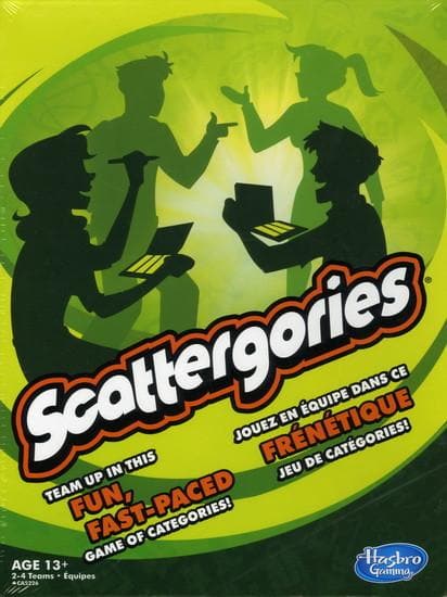 Scattergories Family Game - Calendar Club Canada