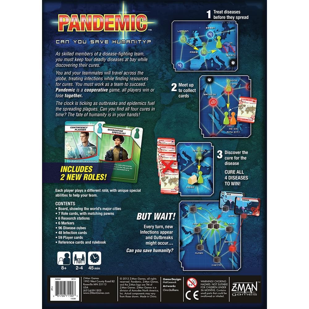 Pandemic Strategy Game - Calendar Club Canada