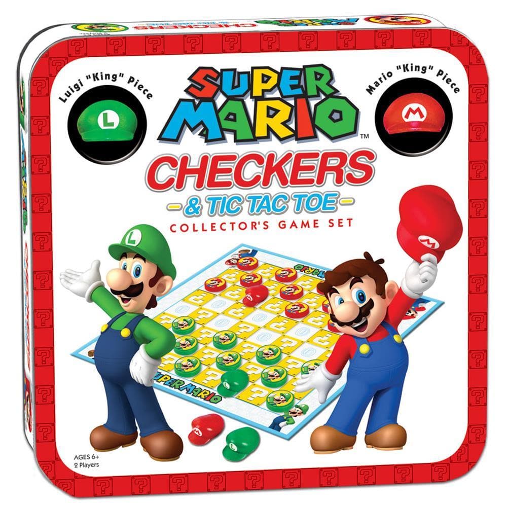 Super Mario Checkers Tic Tac Toe - Calendar Club Canada