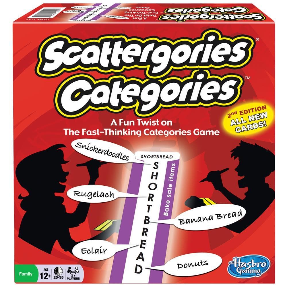 Scattergories Categories - Calendar Club Canada