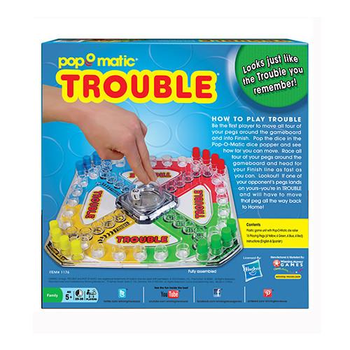 Trouble Jeu de société Gabriel Pop-O-Matic Made in Canada Jeu Jeux