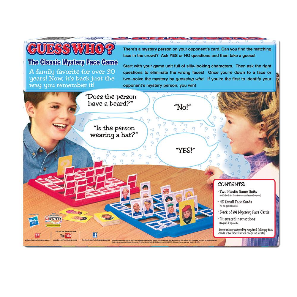 Classic Guess Who Family Game - Calendar Club Canada