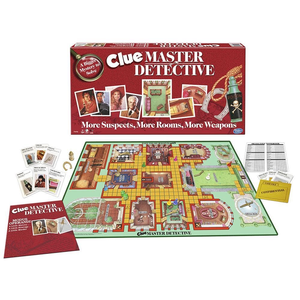 Clue Master Detective Game Board