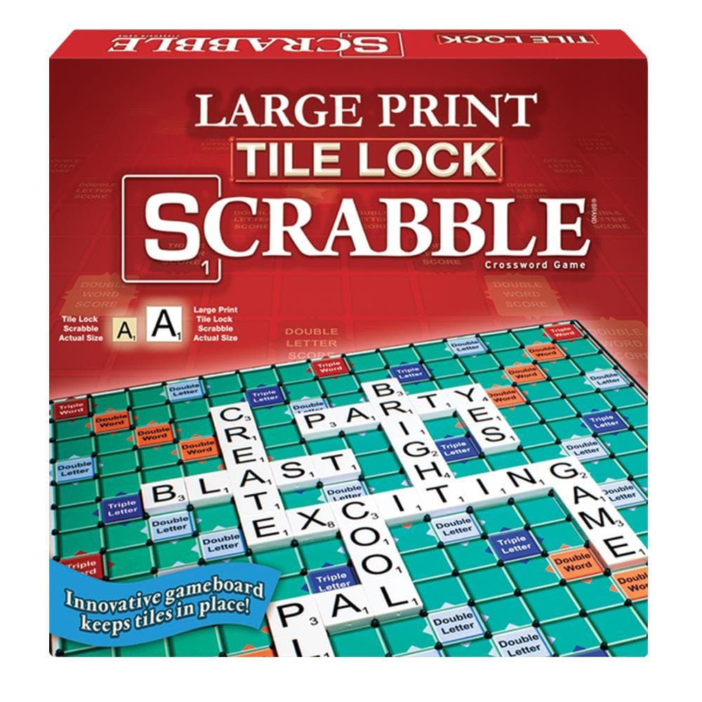 Large Print Tile Lock Scrabble product image