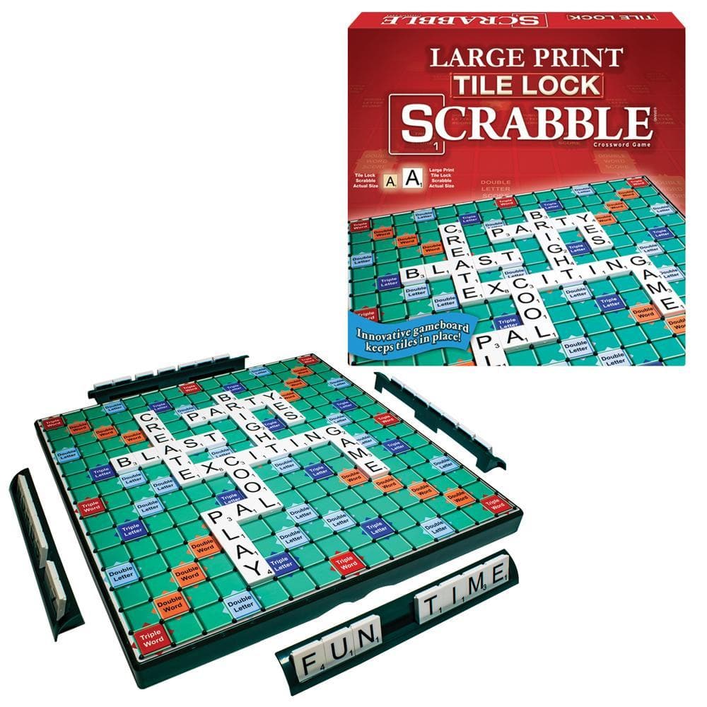 Large Print Tile Lock Scrabble product image