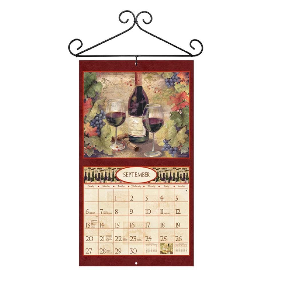 Scroll Wrought Iron Calendar Hanger