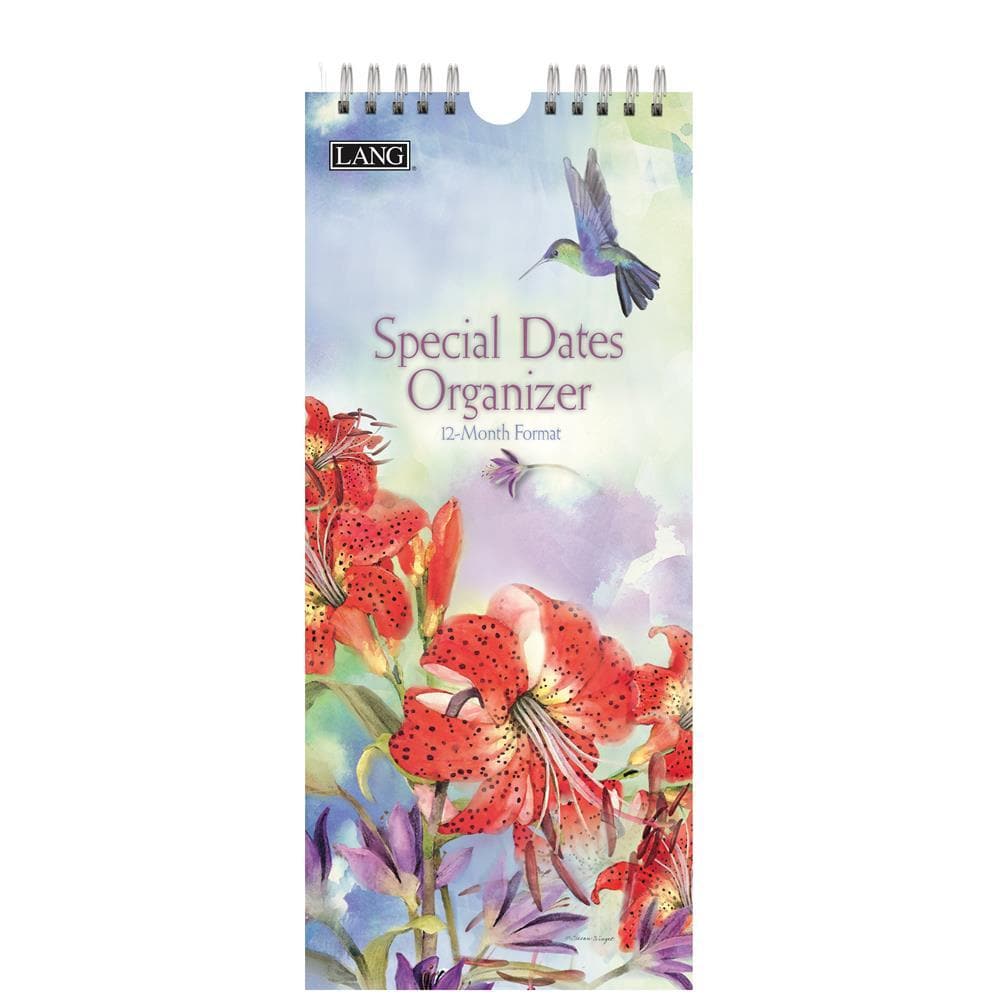 Natures Grace 2020 Non Dated Slim Calendar Front Cover