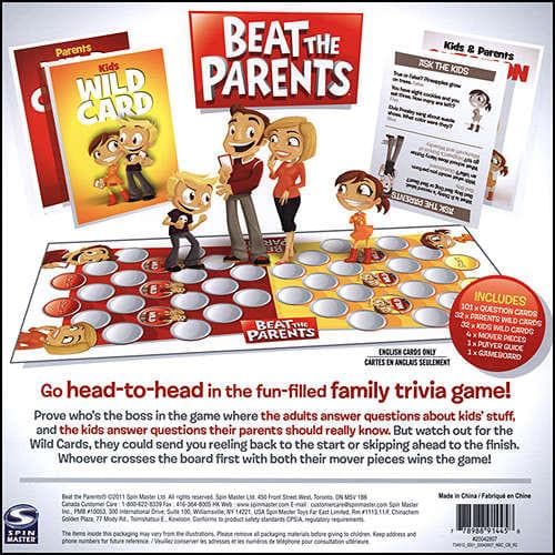 Beat the Parents - Calendar Club of Canada - 2