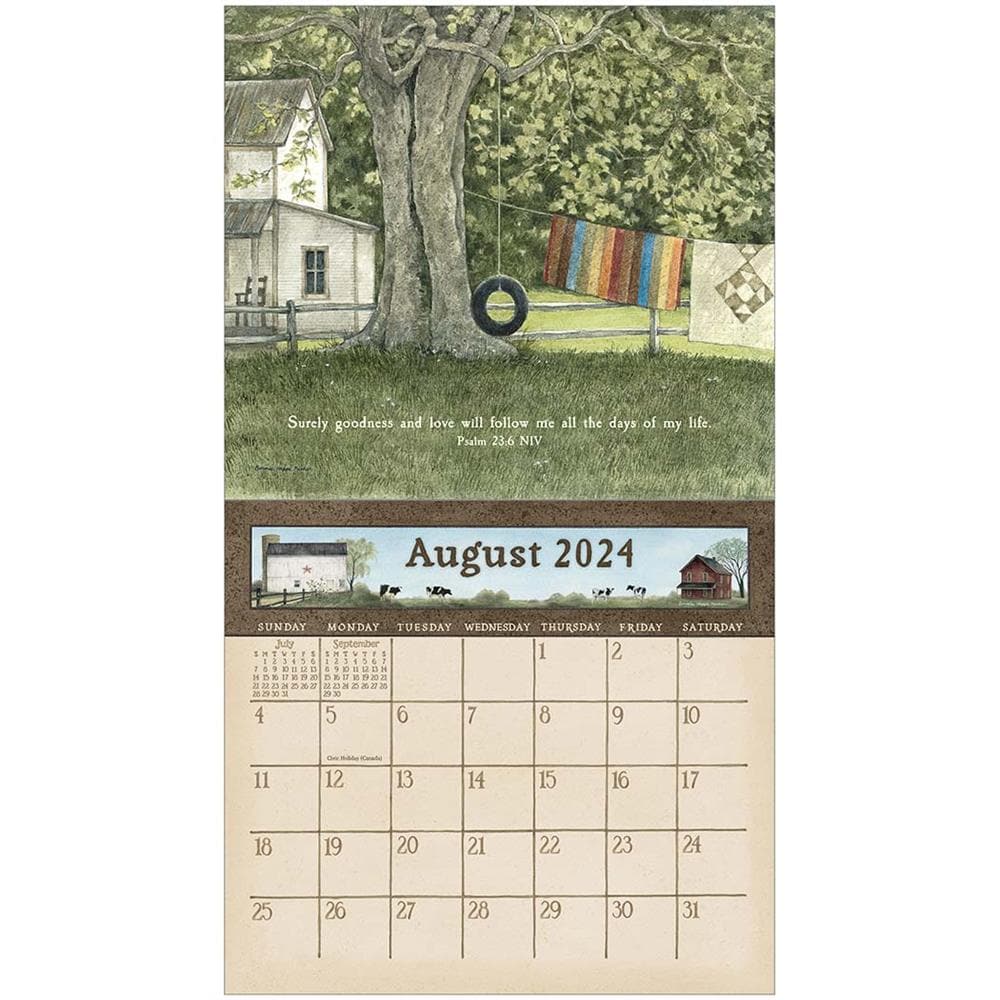 Country Blessings 2024 Wall Calendar  product image