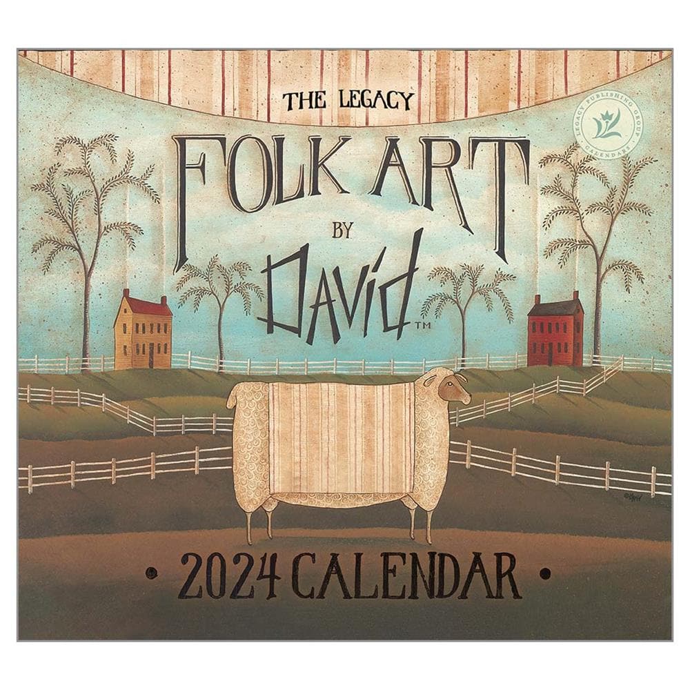Folk Art 2024 Wall Calendar  product image