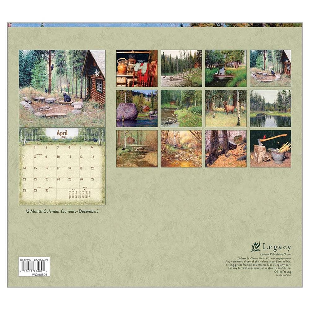 Woodland 2024 Wall Calendar product image