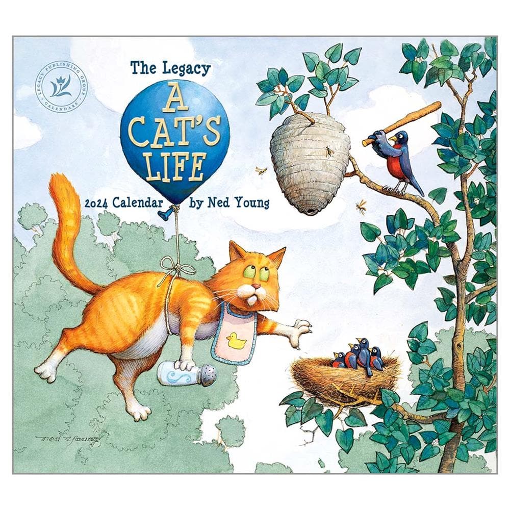 Cats Life 2024 Wall Calendar product image