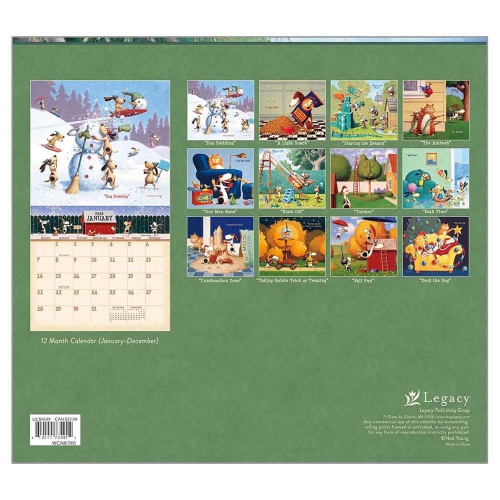 Dogs Life 2024 Wall Calendar product image