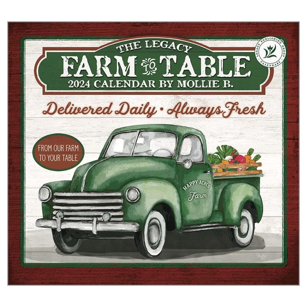 Farm to Table 2024 Wall Calendar product image