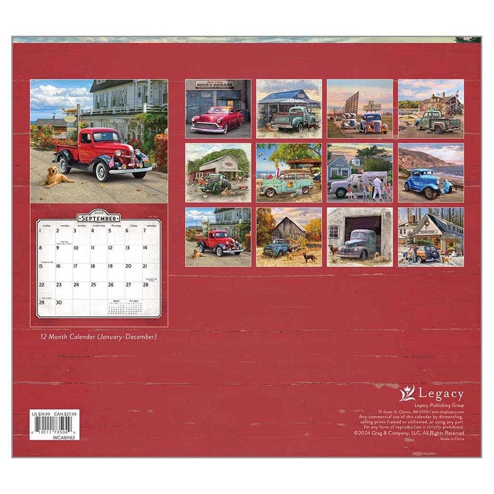 Nostalgic Main Street 2024 Wall Calendar  product image