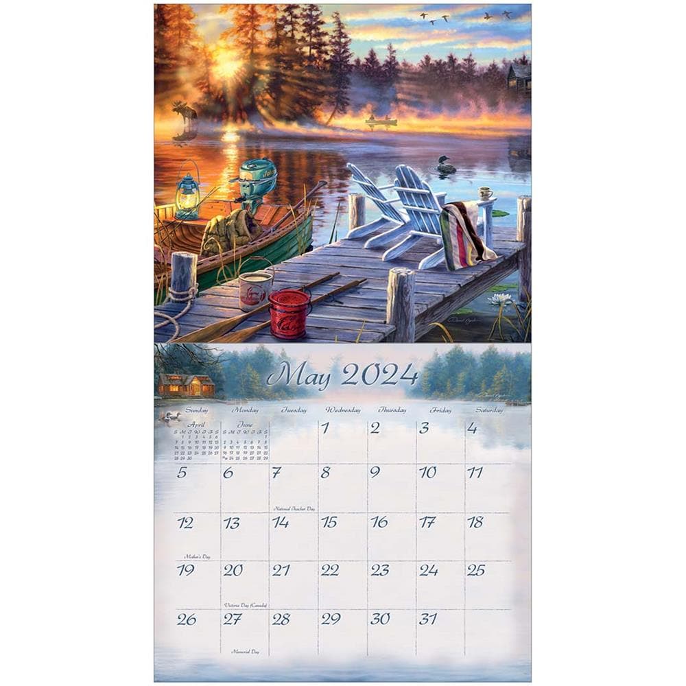 Cabin View 2024 Wall Calendar product image