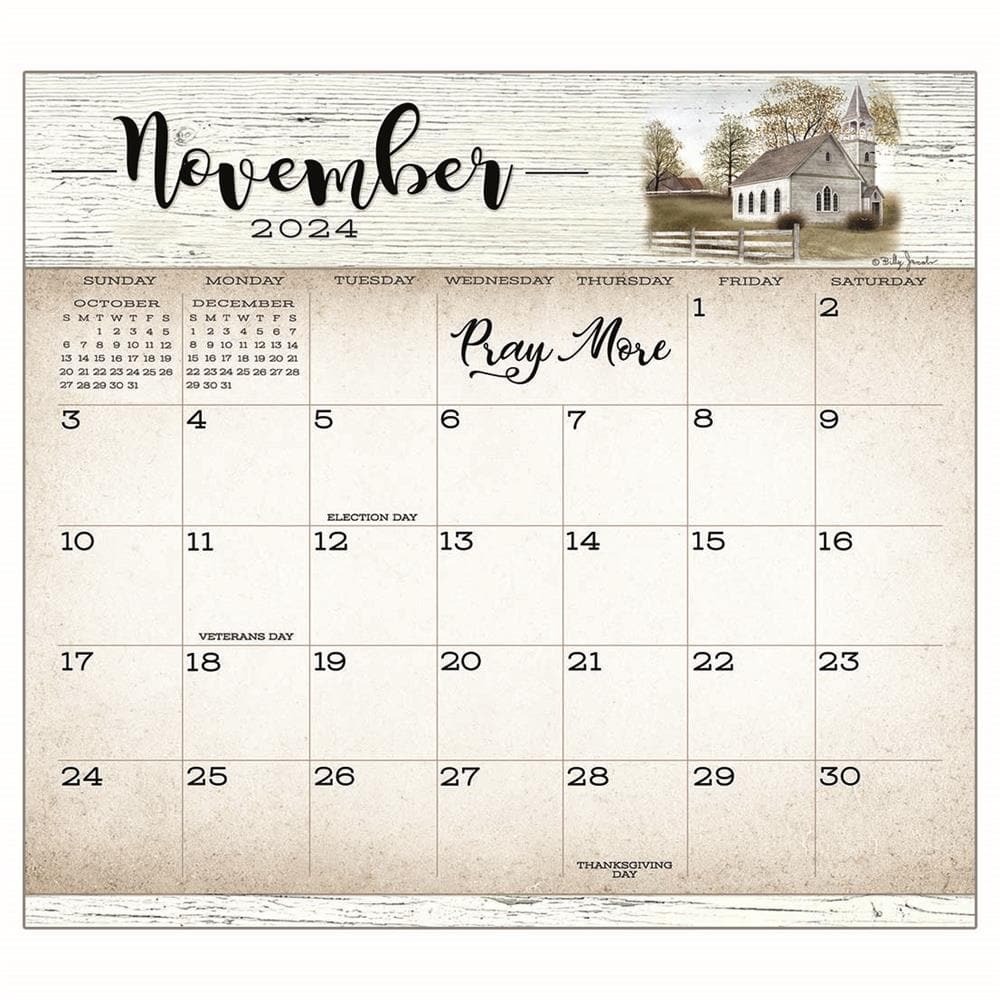 Farmhouse 2024 Magnetic Mini Calendar  product image