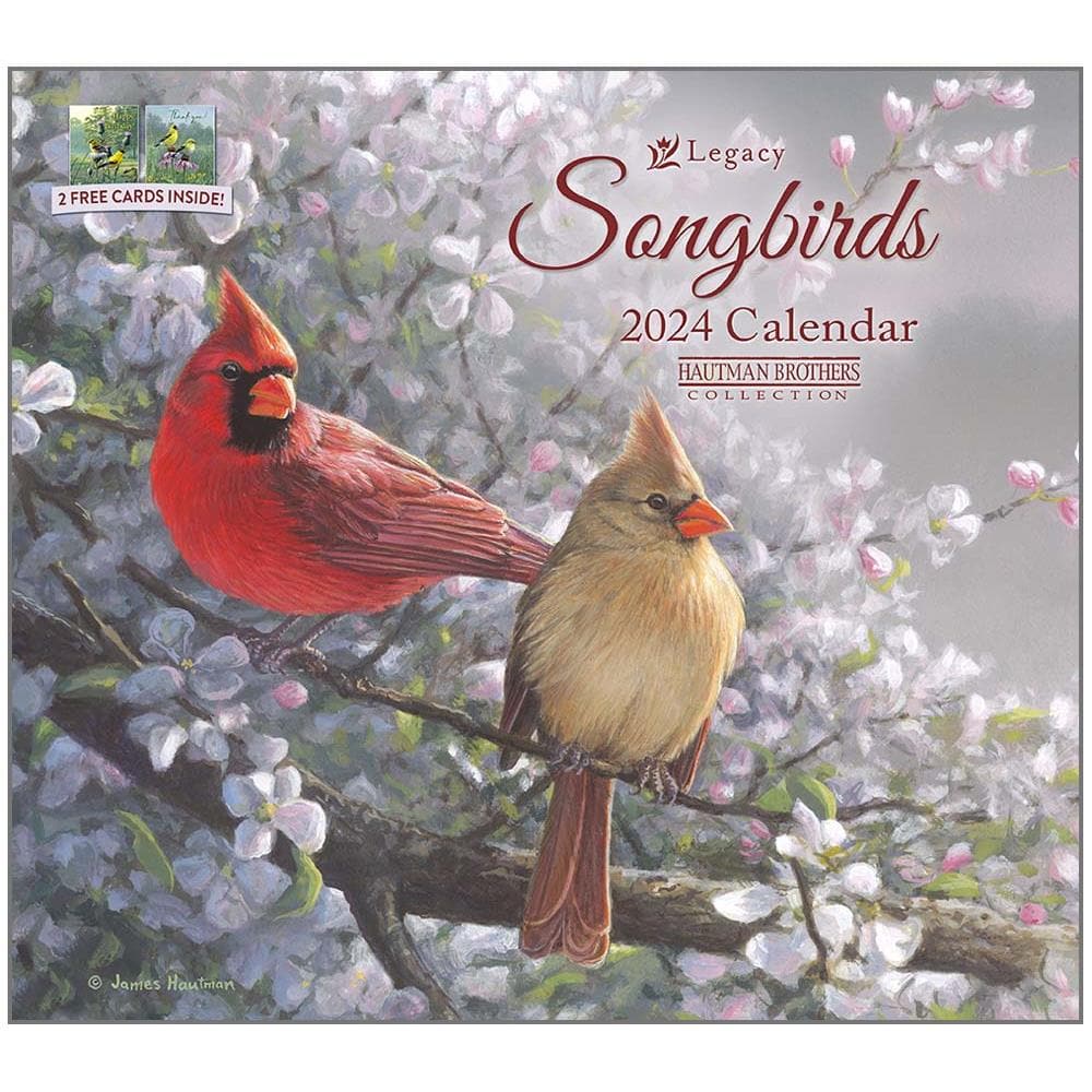 Songbirds 2024 Special Edition Wall Calendar product image