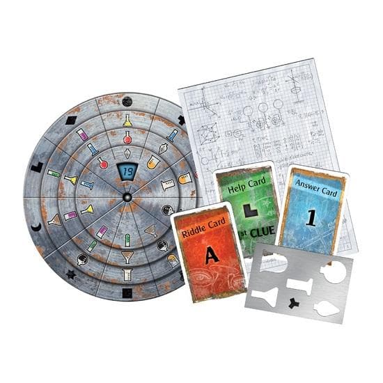 Exit Secret Lab Escape Room Board Game Contents image