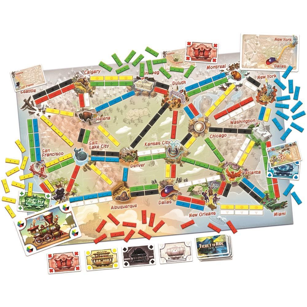 Ticket to Ride First Journey Young Strategy Game