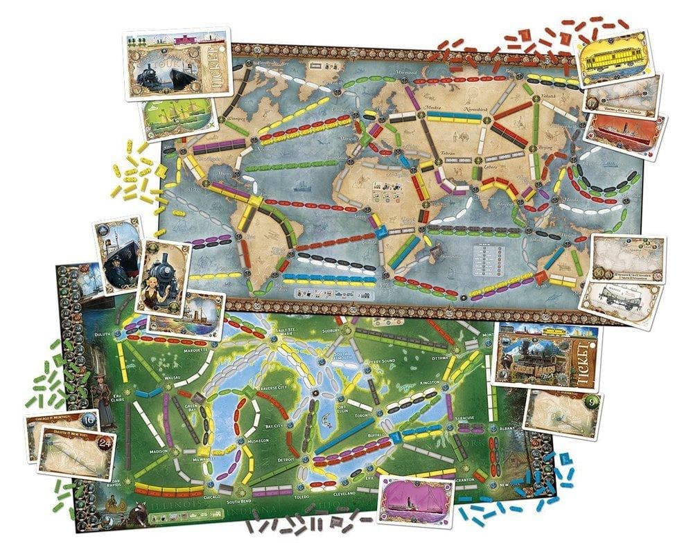 Ticket to Ride Rails and Sails Strategy Game