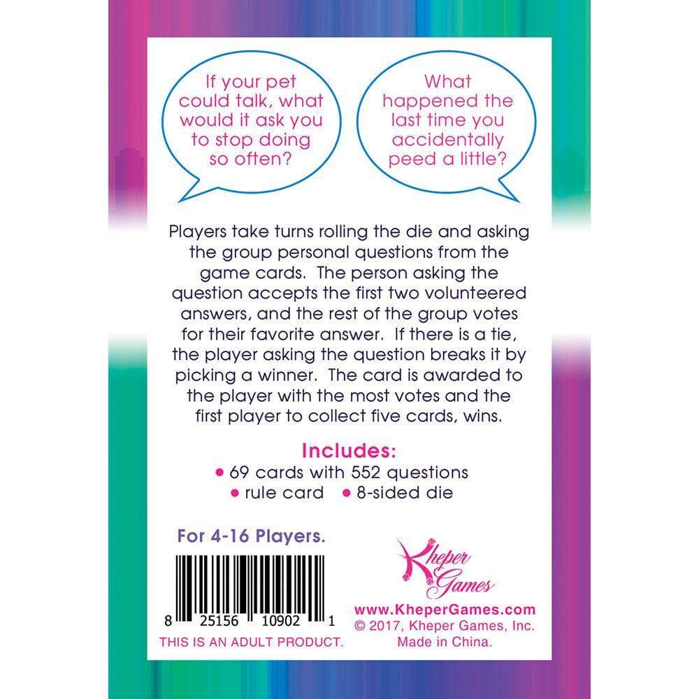 Ladies Night Personal Questions