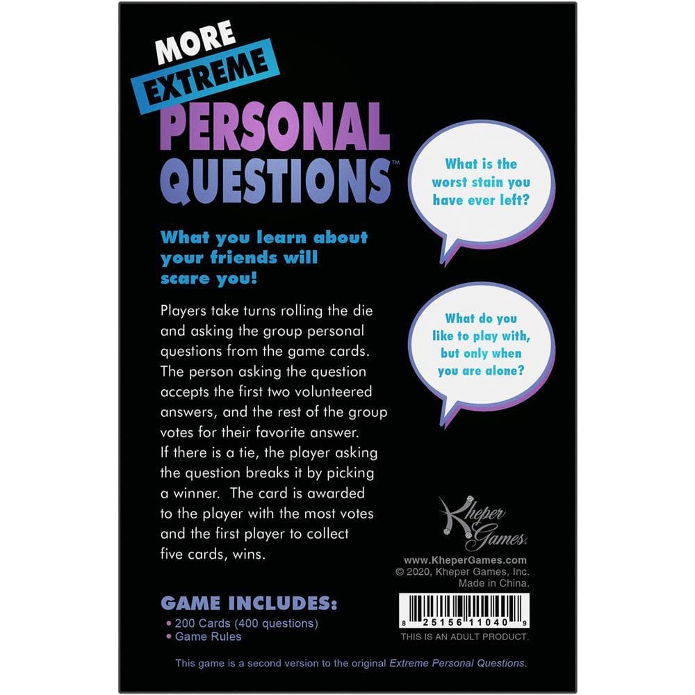 More Extreme Personal Questions product image