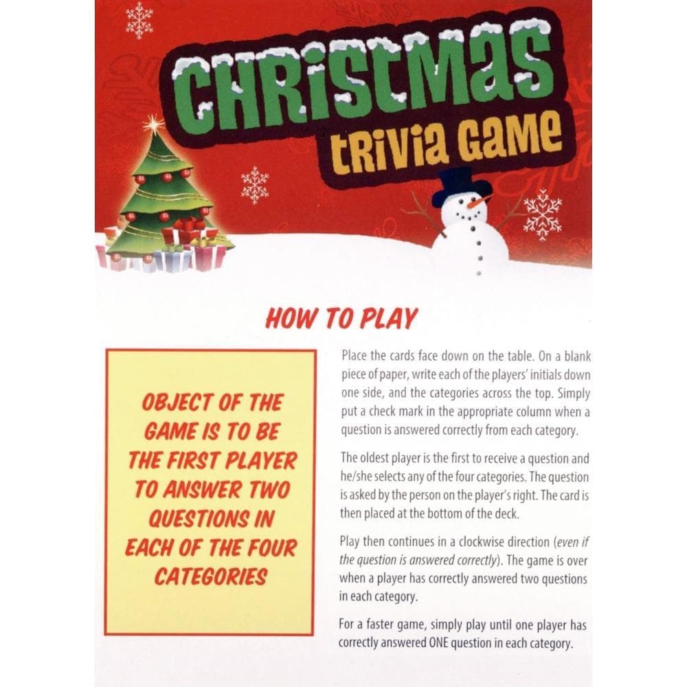 Christmas Trivia - Calendar Club Canada