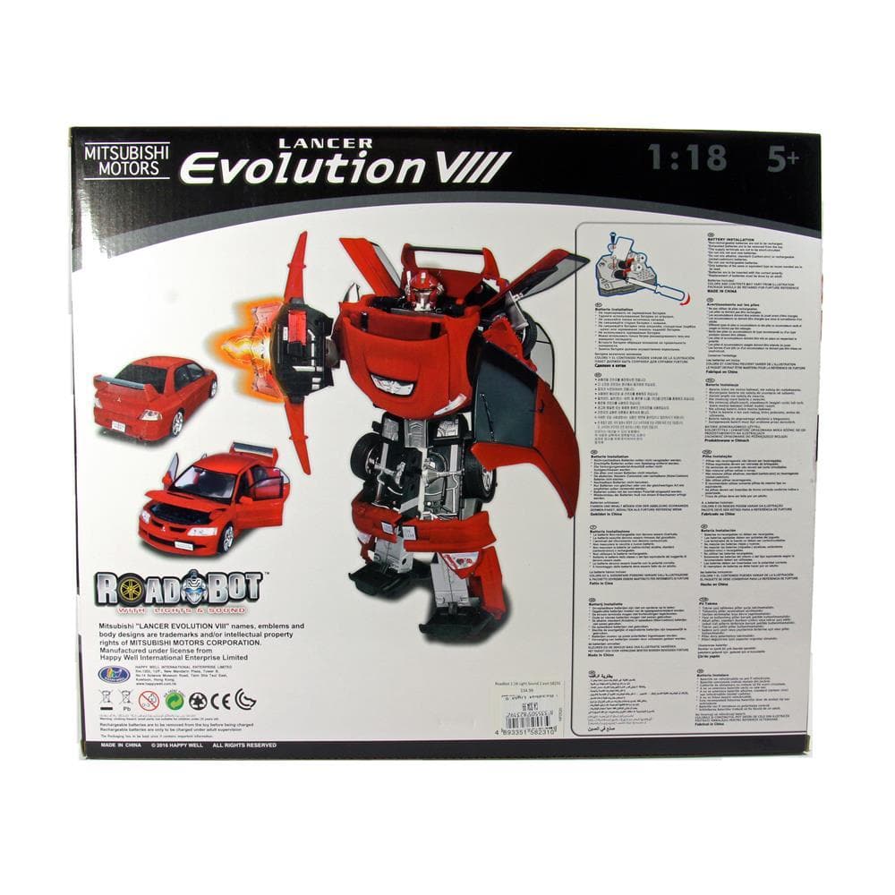 Roadbot Light Sound Lance Evolution transforming toy