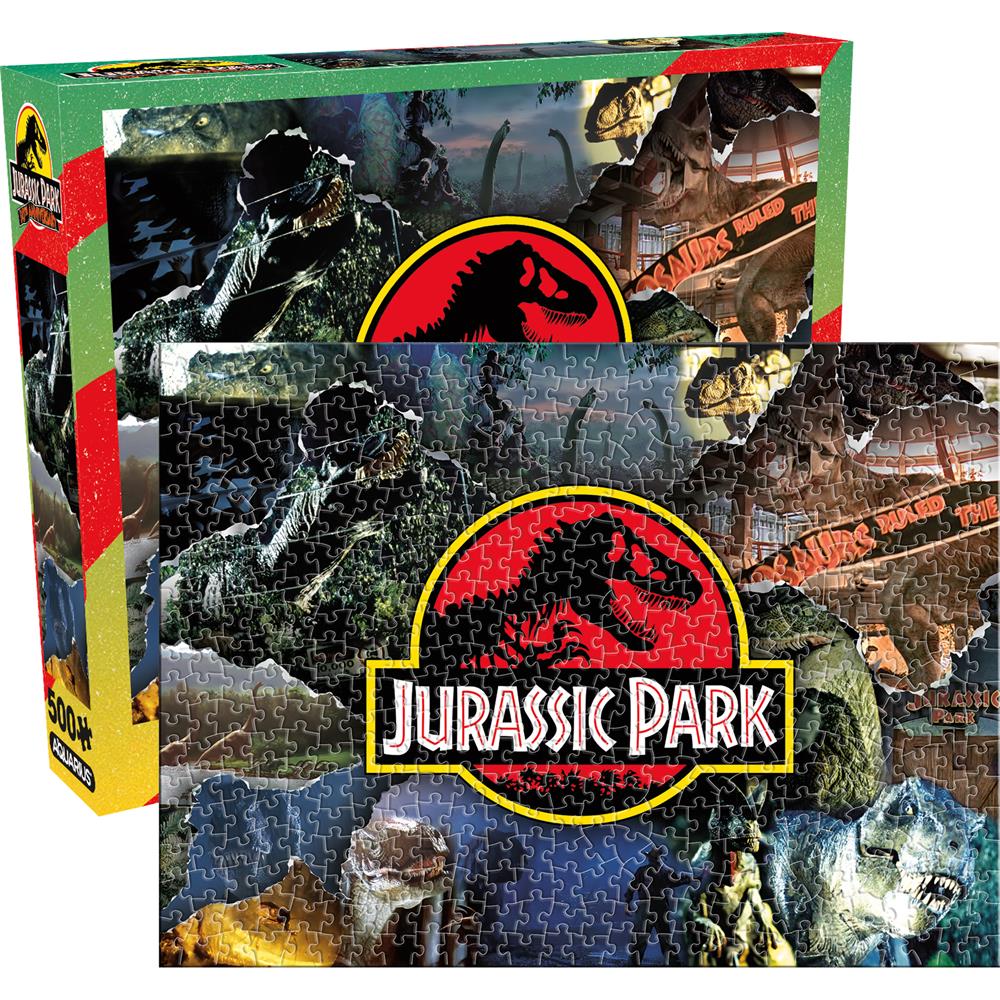 840391161672 Jurassic Park Collage Jigsaw Puzzle (1000 piece