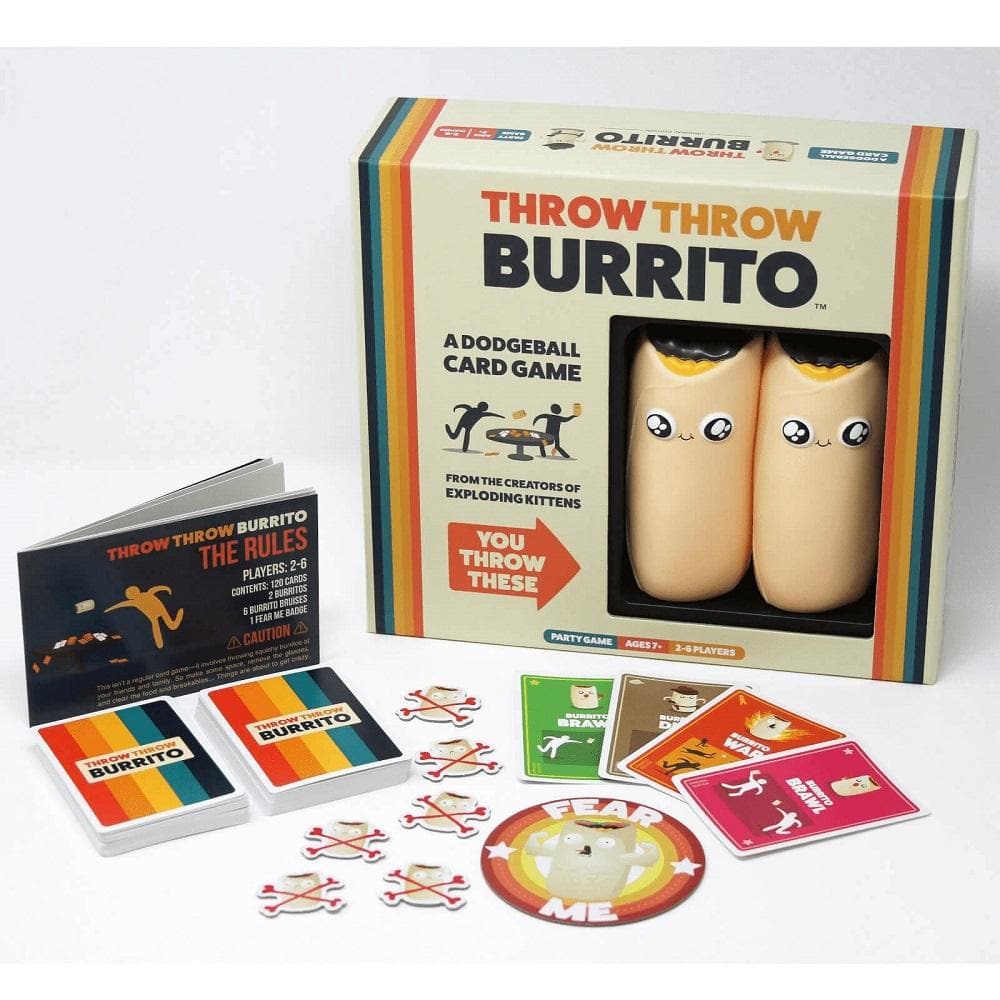 Throw Throw Burrito Game by Exploding Kittens | Calendar Club