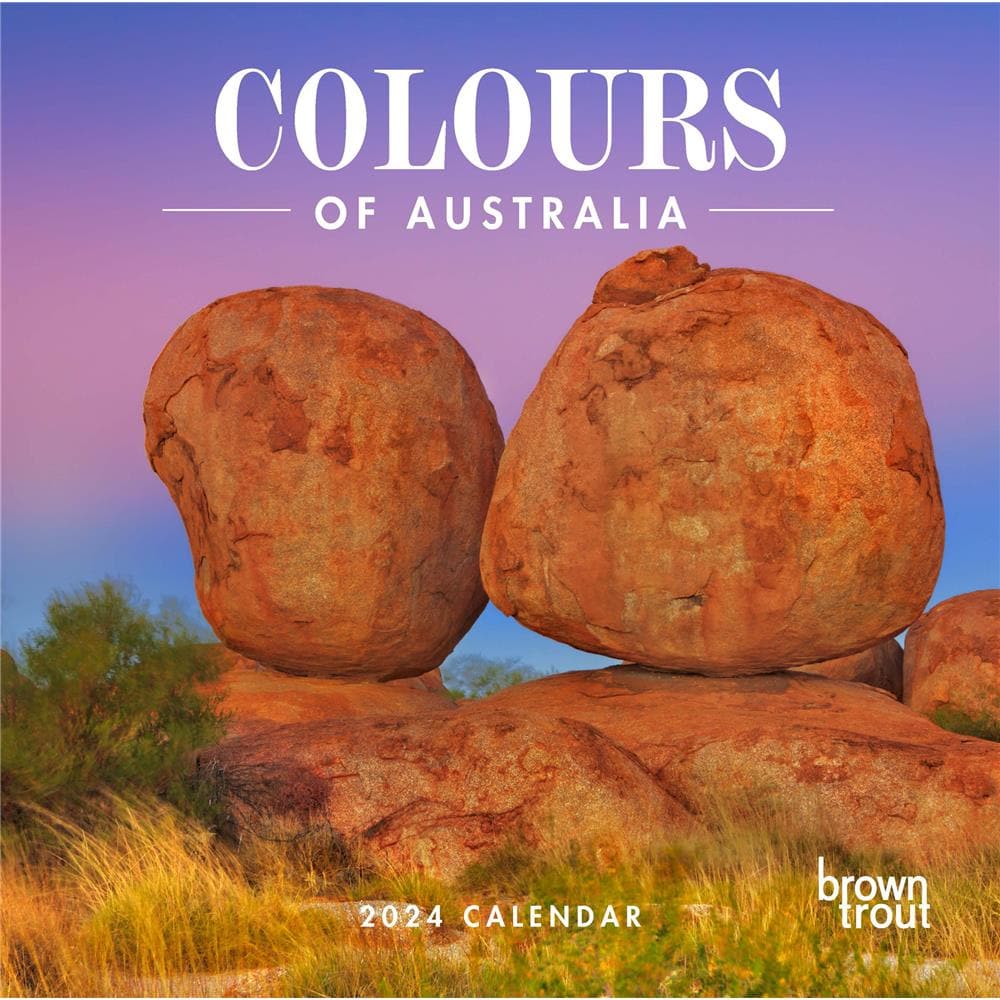 Colours of Australia 2024 Wall Calendar product image