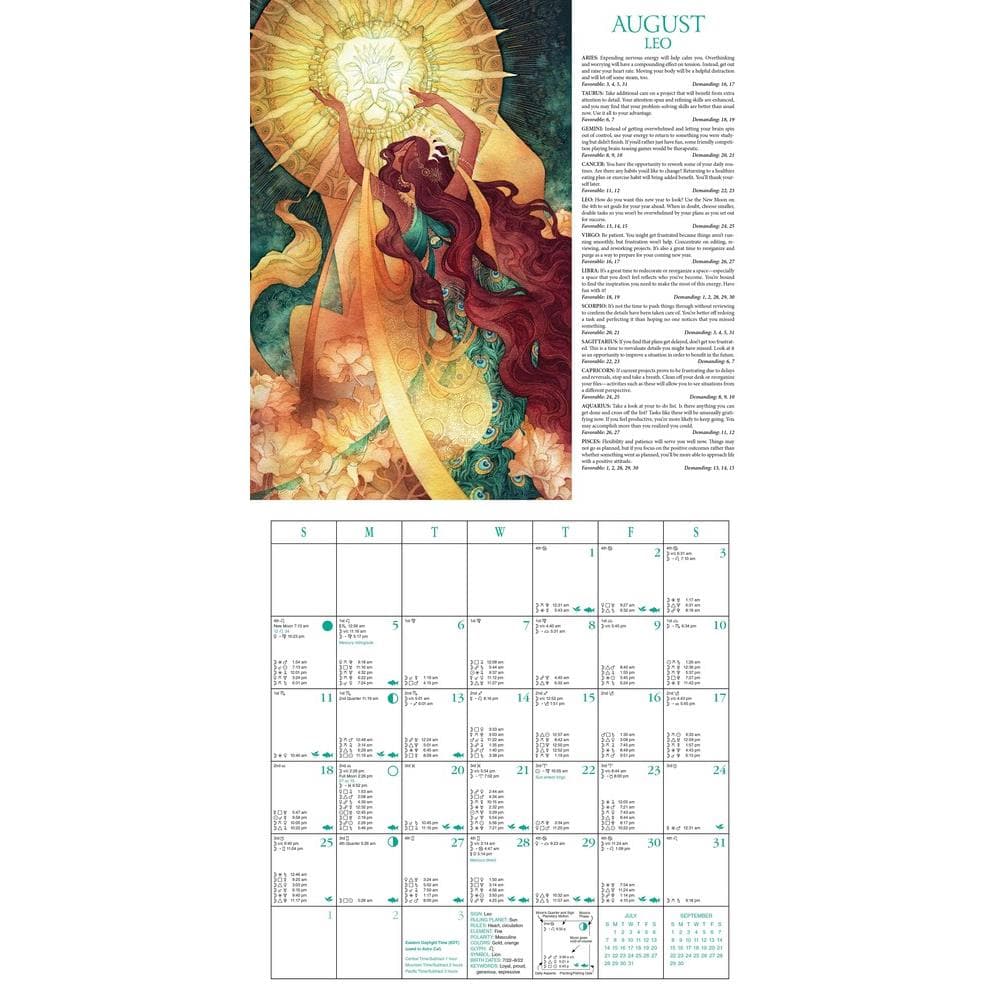 Astrological 2024 Wall Calendar product image