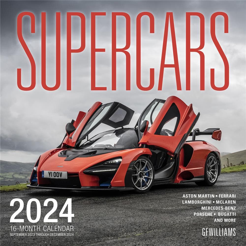 Supercars 2024 Wall Calendar product image