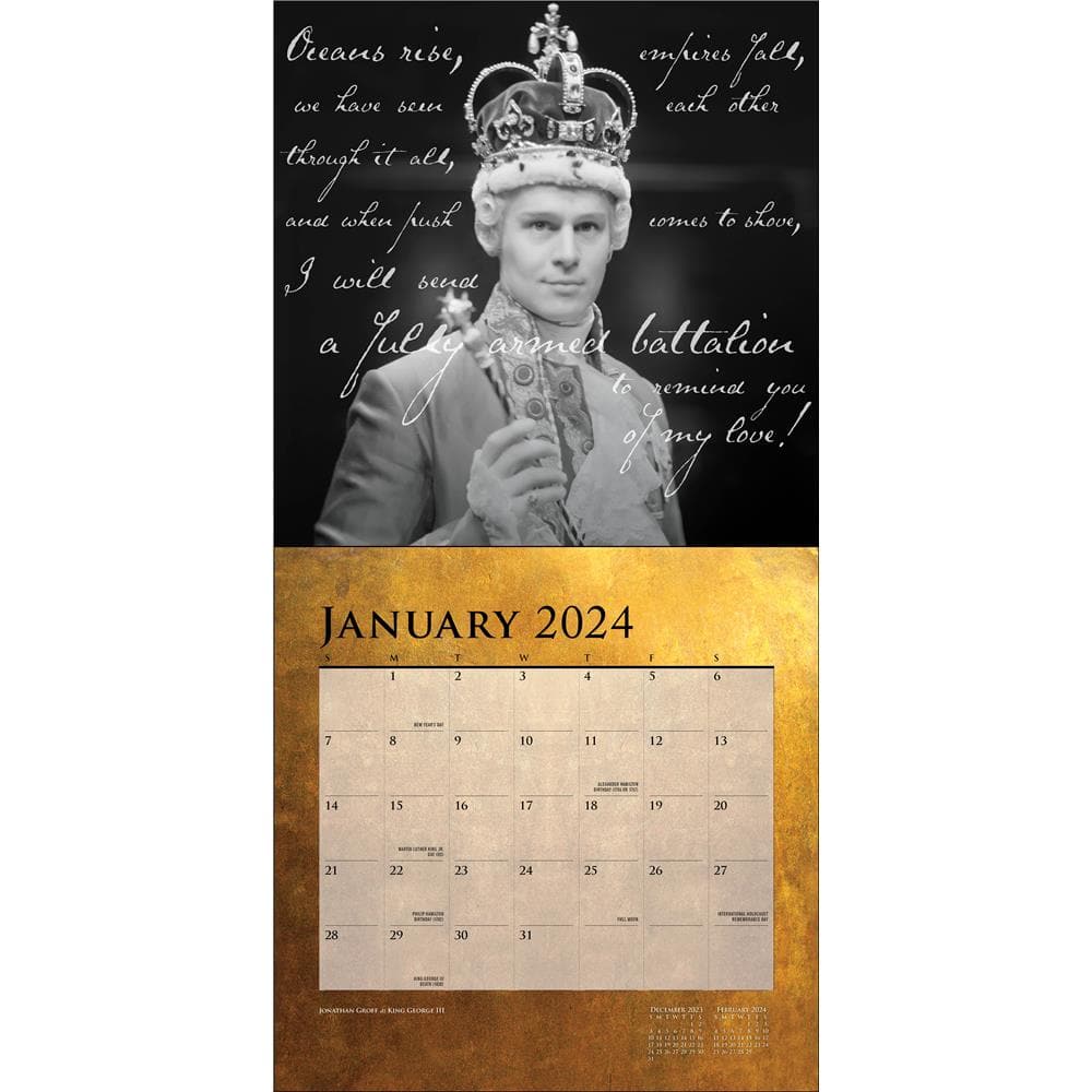 Hamilton 2024 Wall Calendar product image