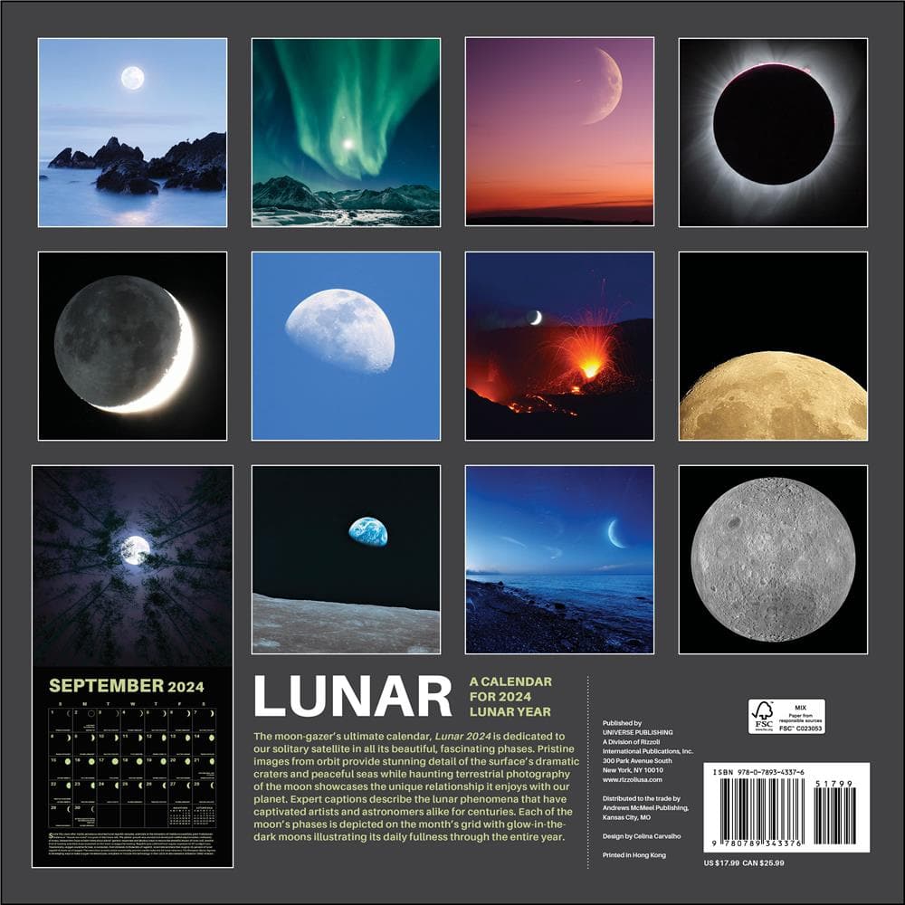 Lunar 2024 Wall Calendar product image