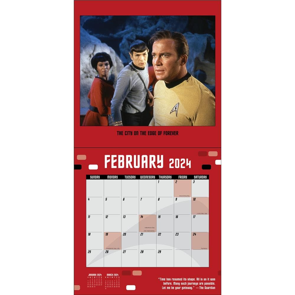 Star Trek 2024 Wall Calendar product image