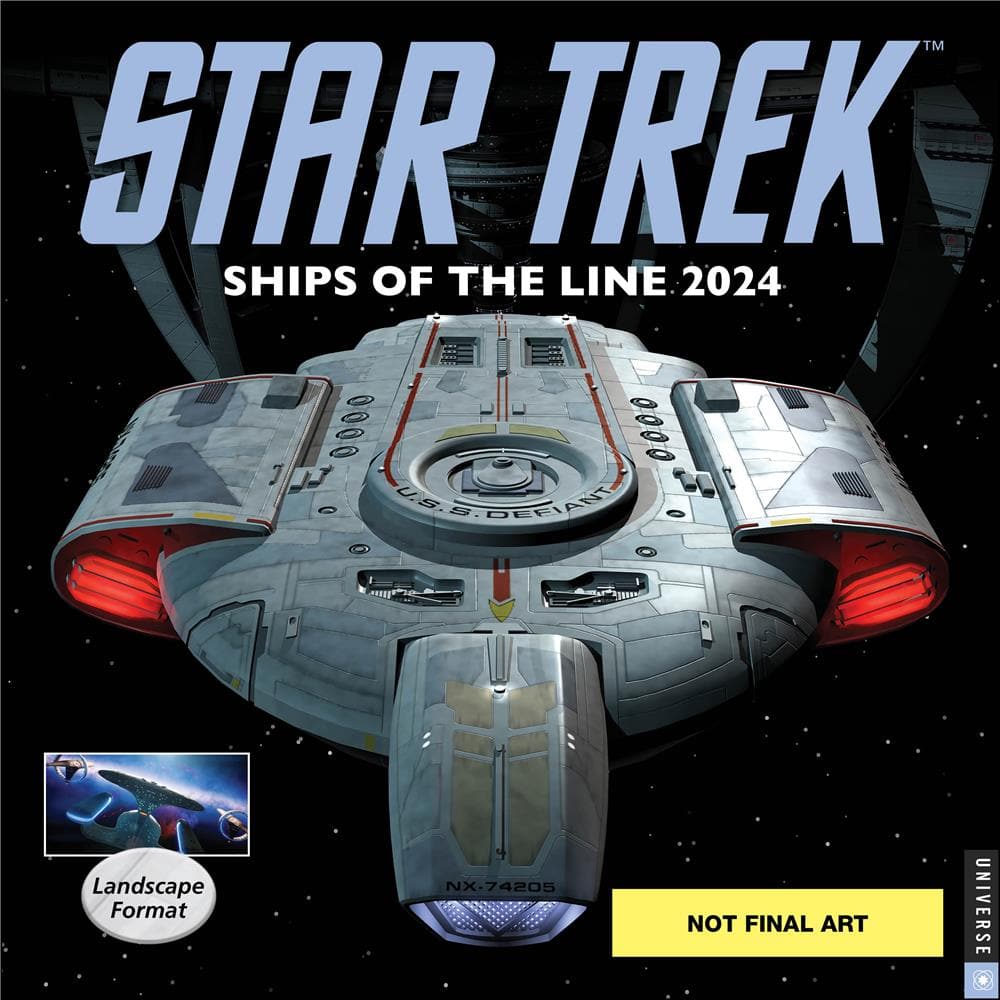 Star Trek Ships of the Line 2024 Wall Calendar product image
