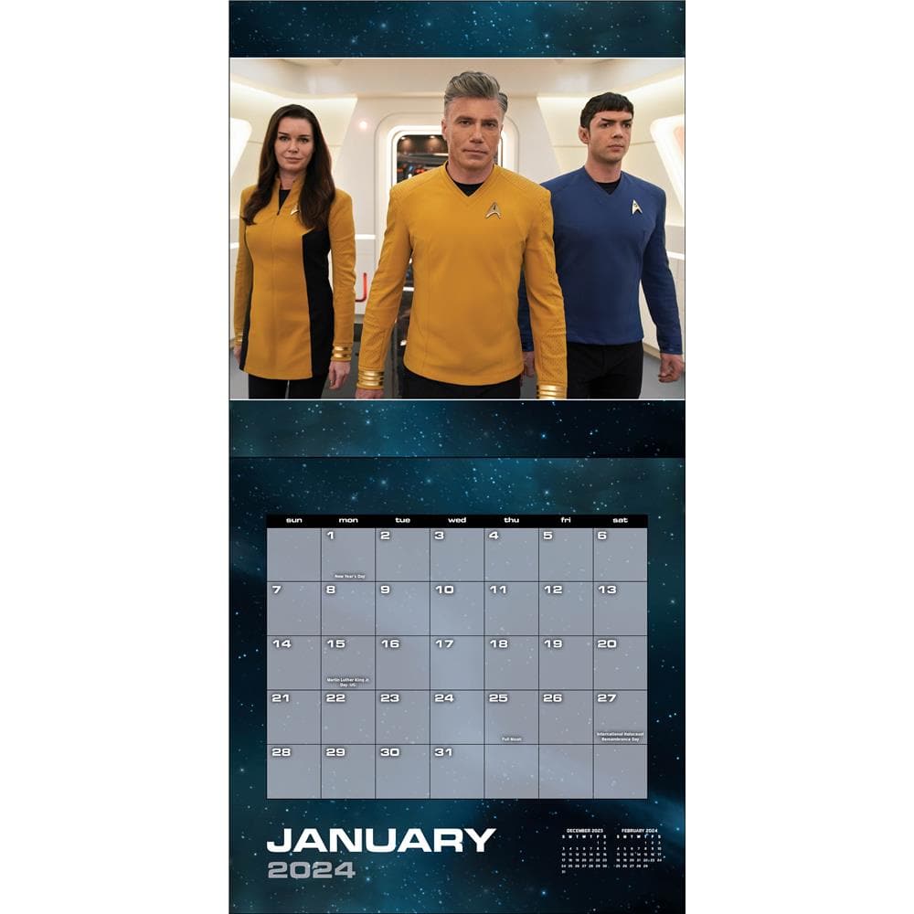 Star Trek Strange New Worlds 2024 Wall Calendar product image
