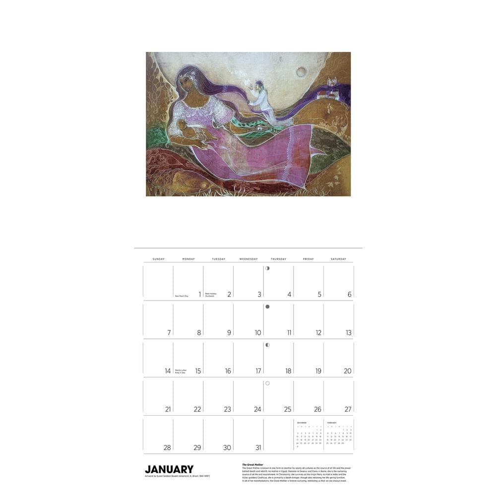 Goddesses Paintings by Susan Seddon Boulet 2024 Wall Calendar product image