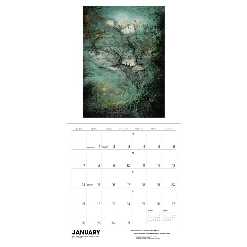Shaman Paintings by Susan Seddon Boulet 2024 Wall Calendar product image