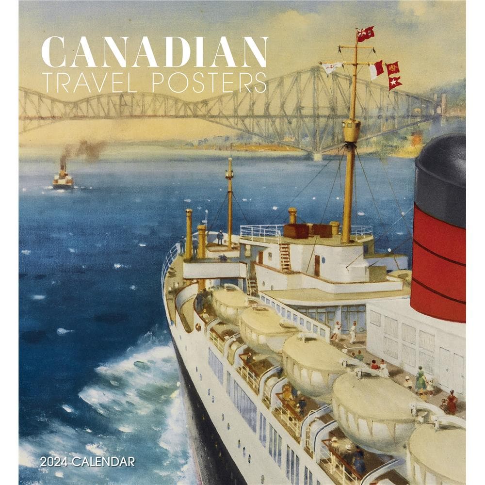 Canadian Travel Posters 2024 Wall Calendar product image