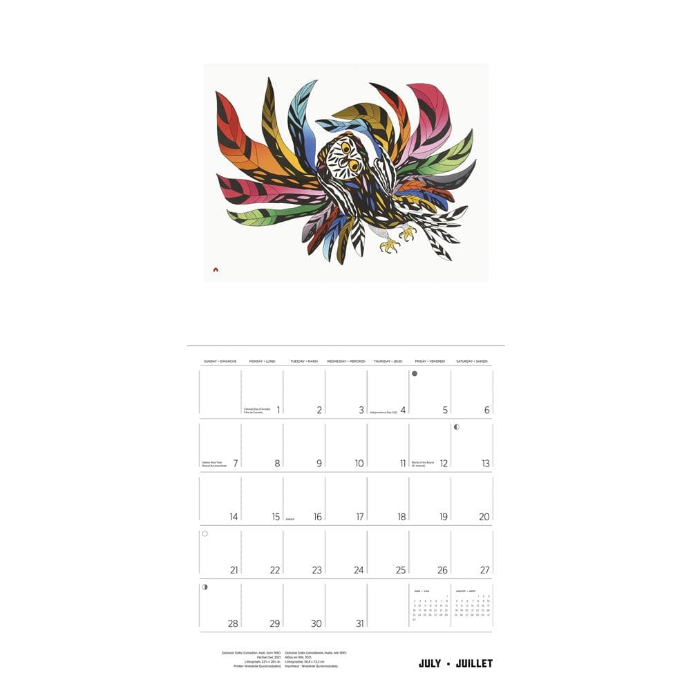 Inuit Art Cape Dorset 2024 Wall Calendar Special Edition product image