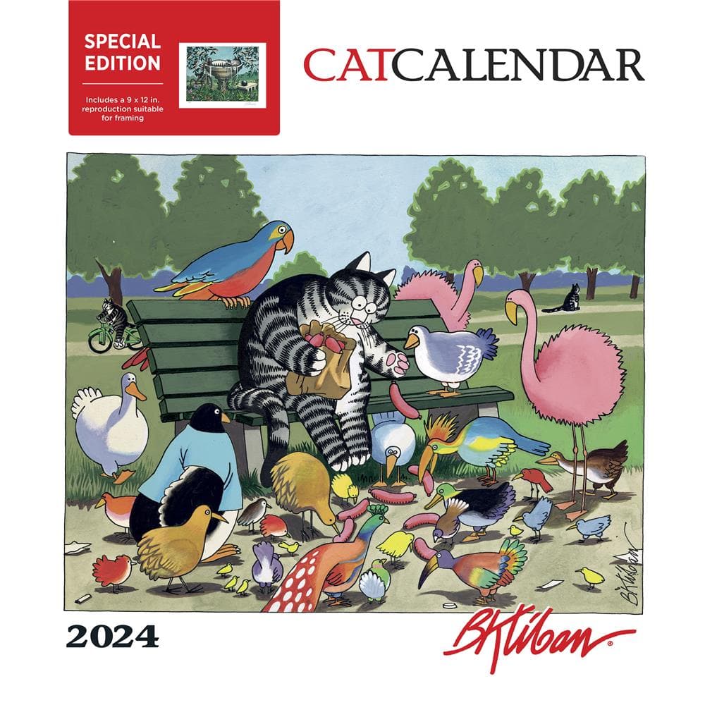 B Kliban Cat 2024 Wall Calendar Special Edition product image