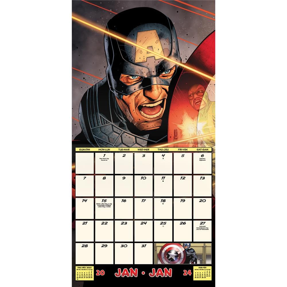 Avengers 2024 Bilingual Wall Calendar product image